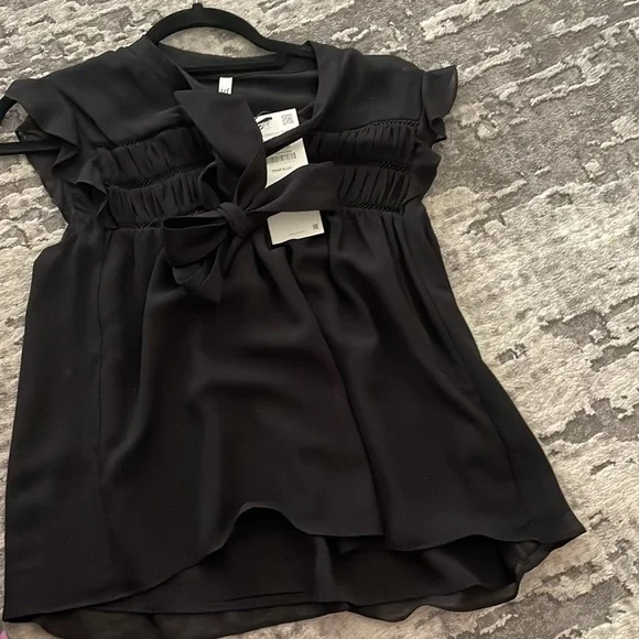 Zara black blouse. Brand new with tags. Size small - Picture 4 of 4